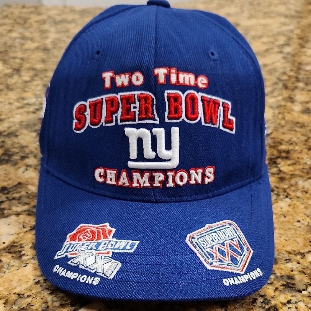 Giants‎ 2 Time Super Bowl Champions Cap
